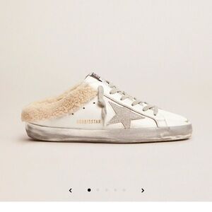 Golden goose size 38 teddy star sneaker